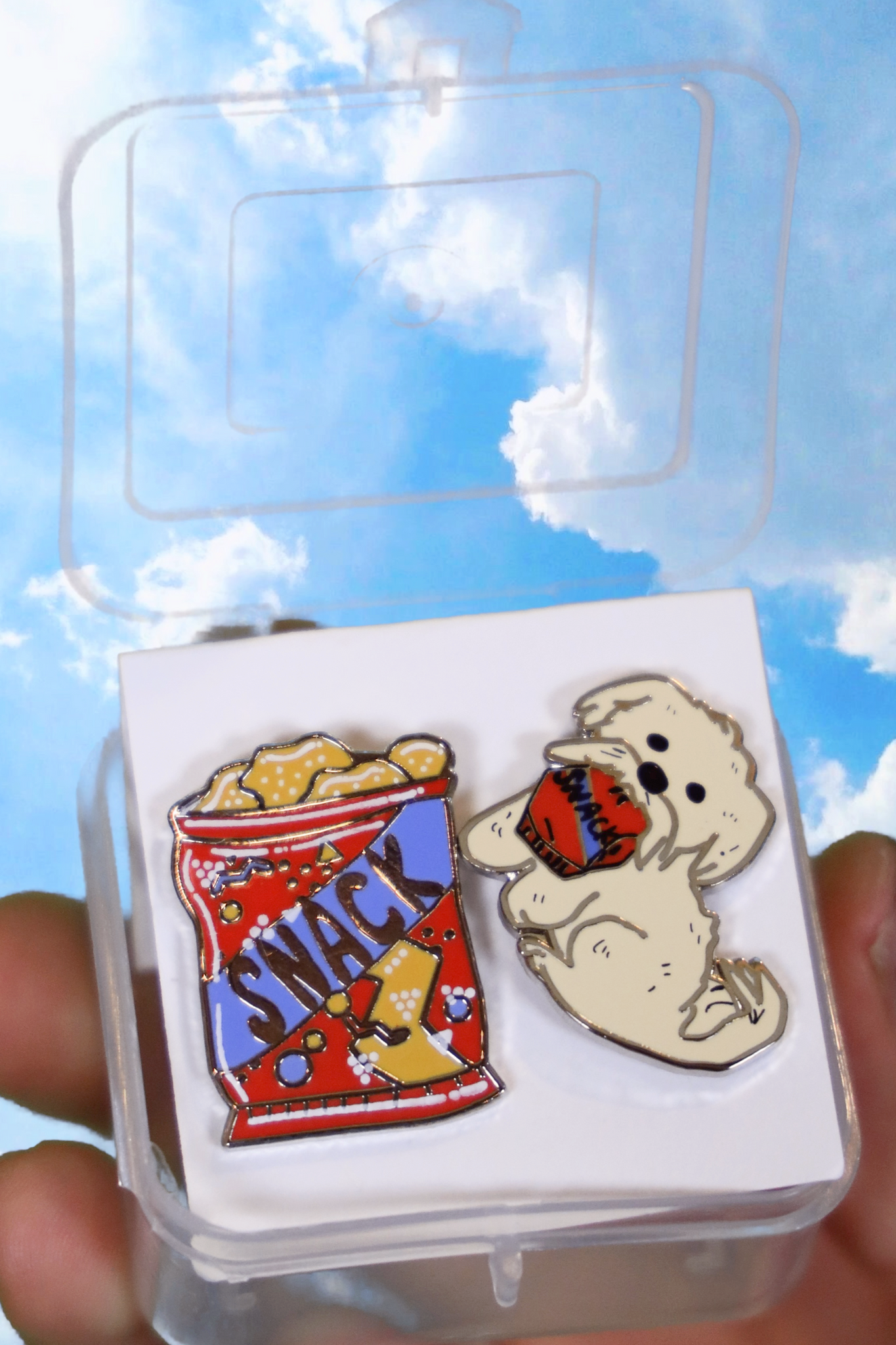 Snack + Fuzz Pin Set